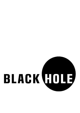 Black Hole On White