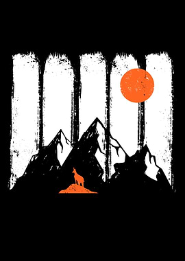 Chamois in Mountains