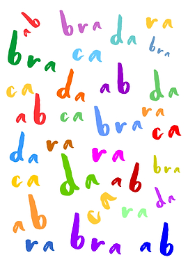 Abracadabra Color On White