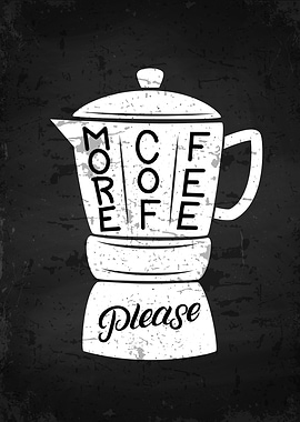 Coffee lettering