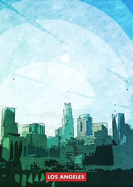 Los Angeles City Skyline