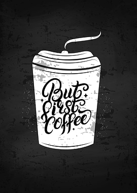 Coffee lettering