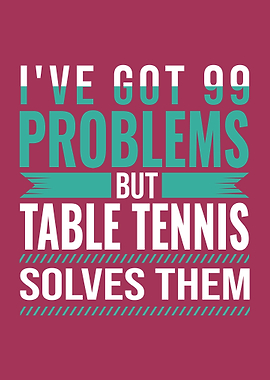 TABLE TENNIS PING PONG FUN