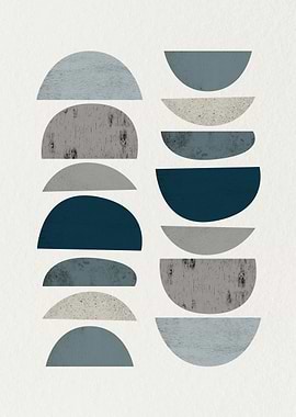 Minimalist Semi Circles