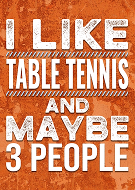 Table tennis funny gift