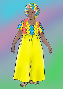 old Africa America woman