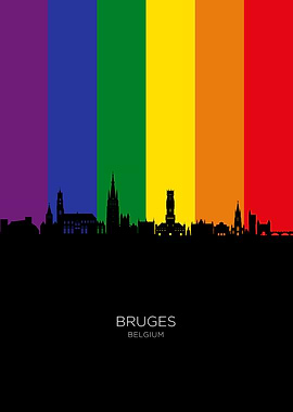 Bruges Skyline Belgium