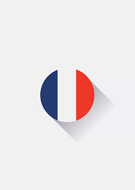 Minimal France Flag