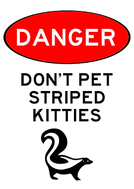 Skunk Cat Funny Outdoor