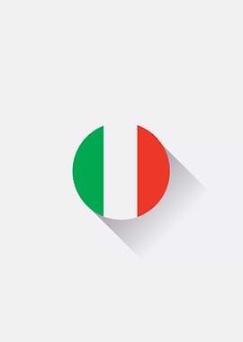 Minimal Italy Flag