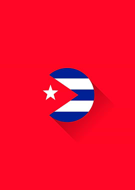 Minimal Cuba Flag