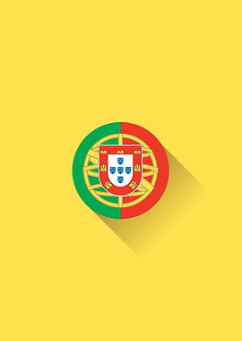 Minimal Portugal Flag