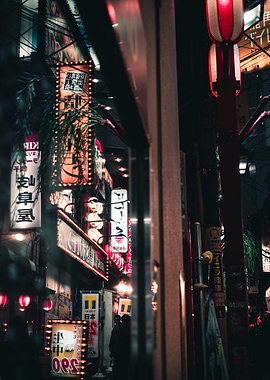 Night Tokyo Reflection