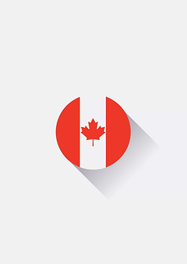 Minimal Canada Flag
