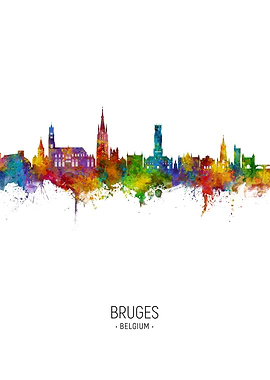 Bruges Skyline Belgium
