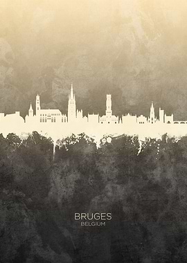 Bruges Skyline Belgium