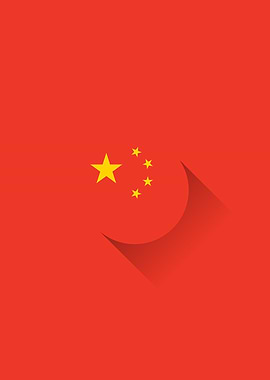 Minimal China Flag