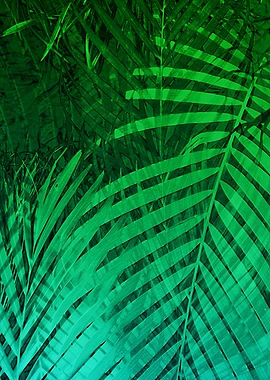 TROPICAL GREEN LEAVES 3
