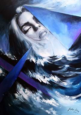 Double Exposure OCEAN GIRL