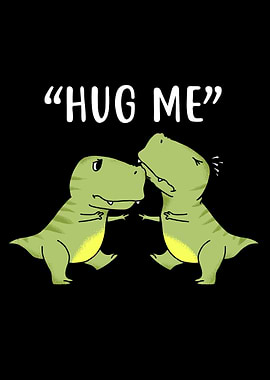 Hug me cute poster