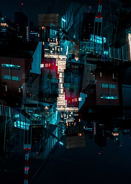 Abstract upside down