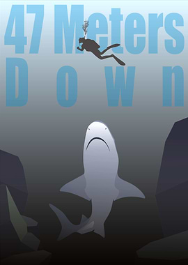 47 meters down