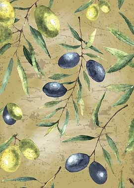Olives blackboard