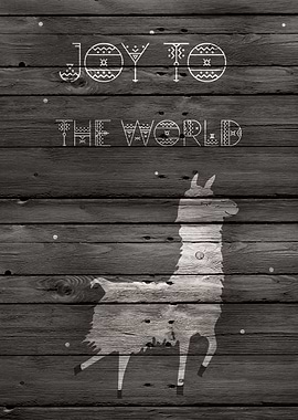 Xmas Lama Joy to the world