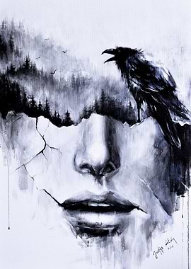 Double Exposure THE RAVEN