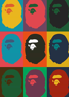 bape monkey hypebeast