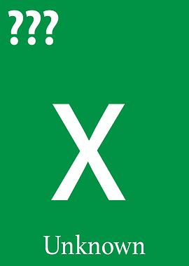 Unknown x