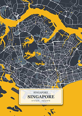 Singapore City Map