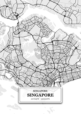 Singapore City Map
