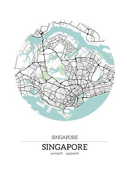 Singapore City Map