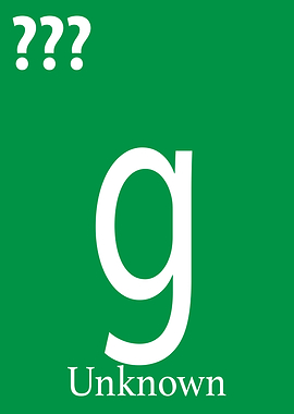 Unknown g