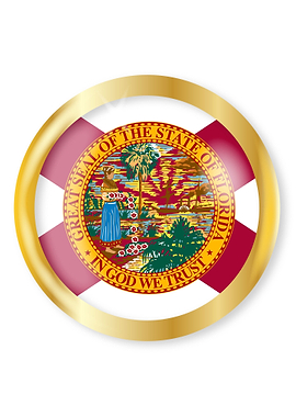 Florida Flag Button