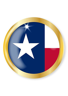 Texas Flag Button