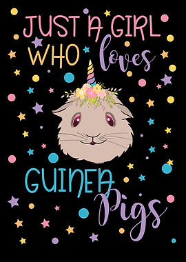 Girl loves Guinea Pigs