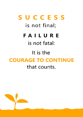 Courage to Continue Quote