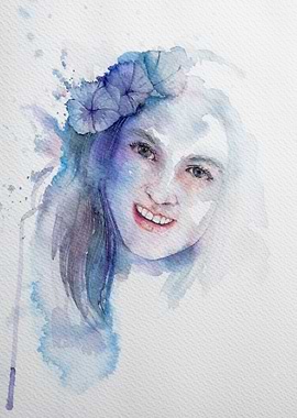watercolor portrait