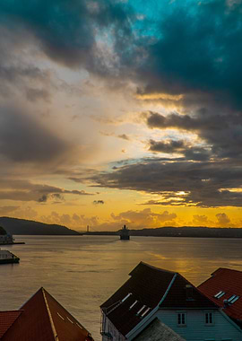 Sunset in Bergen