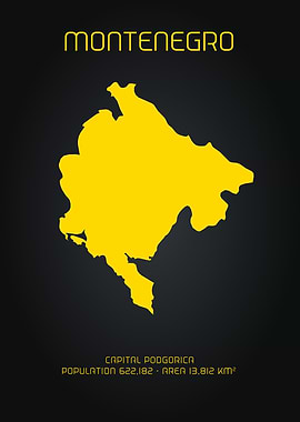 Montenegro Map