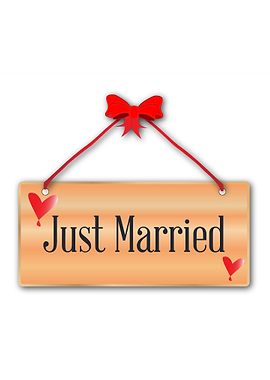 Just Married Sign