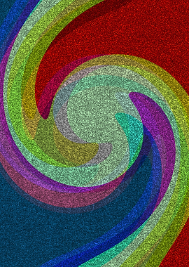 Abstract Glitter Swirls