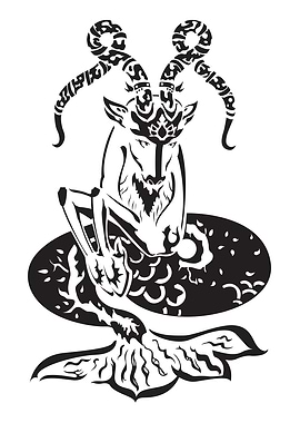 Capricorn tattoo style