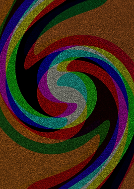 Abstract Glitter Swirls