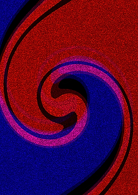 Abstract Glitter Swirls