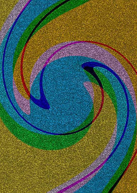 Abstract Glitter Swirls