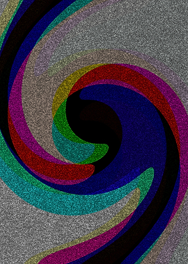 Abstract Glitter Swirls