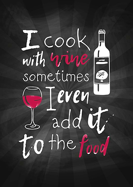 Wine lettering blackboard